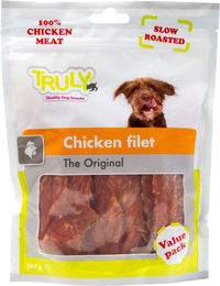 Produktbild von Truly Hundesnack Chicken Filet Trockenfleisch Monoprotein ohne Zucker 360g