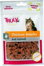 Produktbild von Truly Katzen Leckerli Huhn mit Haarballenreduktion 50g