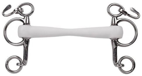 Produktbild von Trust Baby Pelham Flexi Soft Inno Sense Gebiss aus Kunststoff in Weiß