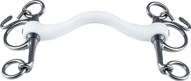 Produktbild von Trust Baby Pelham Inno Sense Gebiss für Pferde Tongboog hart SLIM 15 mm 12,5 cm Weiß