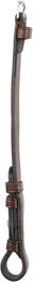 Trust Cheekpiece Blind Leder für Vollblut in Schwarz Braun Silber Gold – Bild 1 von 1