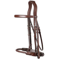 Produktbild von Trust Dublin Anatomisches Reithalfter aus Leder mit Seilnasenband