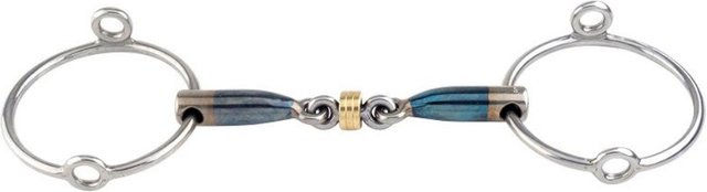 Trust Equestrian Aufziehtrense Sweet Iron mit Brass Rings 16mm für Pferde – Bild 1 von 1