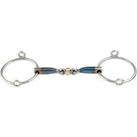 Produktbild von Trust Equestrian Aufziehtrense Sweet Iron mit Brass Rings 16mm für Pferde