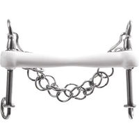 Produktbild von Trust Equestrian Baby Weymouth Fixed Mullen Gebiss für Pferde in Weiß 20mm