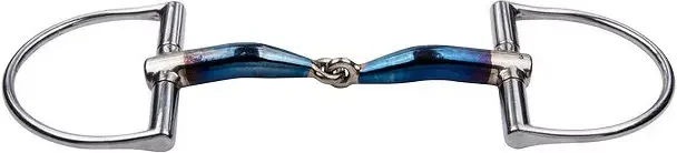 Trust Equestrian D-Ring Gebiss Sweet Iron Dee Jointed Blau Metall – Bild 1 von 1
