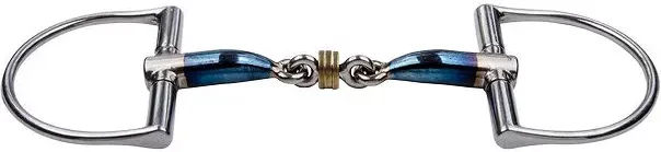 Trust Equestrian D-Ring Gebiss Sweet Iron mit Dee Brass Ring Größe 16 – Bild 1 von 1