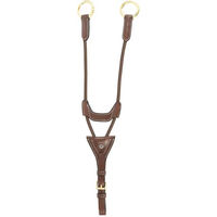 Produktbild von Trust Equestrian Elastische Martingalgabel aus Leder in Braun