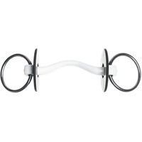 Produktbild von Trust Equestrian Gebiss Bradoon Medium-15 mit 2 Ringen für Pferde in Silber