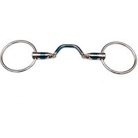 Produktbild von Trust Equestrian Gebiss für Pferde Doppelgelenktes Loose Ring Gebiss mit Wideport aus Edelstahl