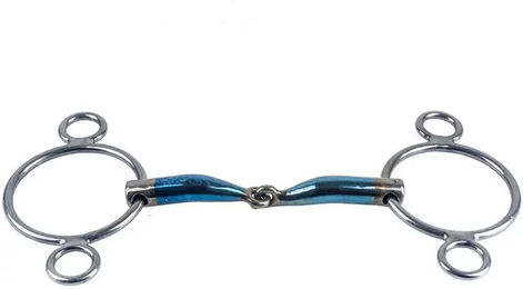 Trust Equestrian Gebiss für Pferde Sweet Iron mit 3 oder 4 Ringen – Bild 1 von 1