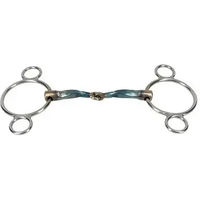Produktbild von Trust Equestrian Gebiss für Pferde Sweet Iron Slow Twist Jointed mit 3 oder 4 Ringen aus Metall
