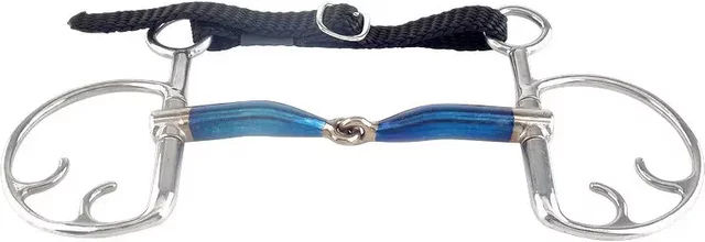 Trust Equestrian Gebiss Kimblehook Jointed mit 2 Ringen aus Sweet Iron für Pferde 16 – Bild 1 von 1