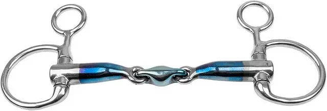 Trust Equestrian Gebiss mit 2 Ringen Trust Sweet Iron Elliptical 16 aus Edelstahl – Bild 1 von 1