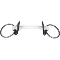 Produktbild von Trust Equestrian Gebiss Mullen-20 mit 2 Ringen für Pferde in Weiß