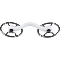 Produktbild von Trust Equestrian Gebiss Sense Swivel Medium-20 mit 2 Ringen für Pferde in Weiß