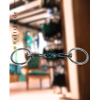 Produktbild von Trust Equestrian Gebiss Sweet Iron Eliptical Wassertrense doppelt gebrochen aus Edelstahl Silber
