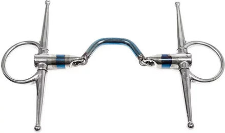 Trust Equestrian Gebiss Sweet Iron Full Cheek Wideport für Pferde in Blau – Bild 1 von 1