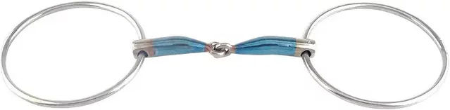 Trust Equestrian Gebiss Sweet Iron Large Locked aus Edelstahl Blau – Bild 1 von 1