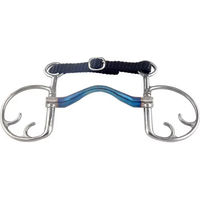 Produktbild von Trust Equestrian Gebiss Sweet Iron mit 2 Ringen Kimblehook Medium Port für Pferde