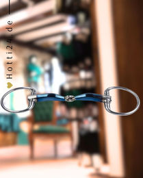 Produktbild von Trust Equestrian Gebiss Sweet Iron Olivenkopf einfach gebrochen in Blau