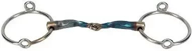 Trust Equestrian Gebiss Sweet Iron Slow Twist Jointed für Pferde aus Edelstahl – Bild 1 von 1