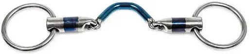 Trust Equestrian Gebiss Sweet Iron Wideport für Pferde aus Edelstahl Blau – Bild 1 von 1