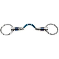 Produktbild von Trust Equestrian Gebiss Sweet Iron Wideport für Pferde aus Edelstahl Blau
