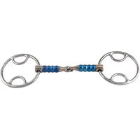 Produktbild von Trust Equestrian Gebiss Trust Sweet Iron Cherry Roller 16 für Pferde aus Edelstahl in Blau