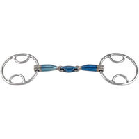 Produktbild von Trust Equestrian Gebiss Trust Sweet Iron Elliptical 16 für Pferde aus Edelstahl Blau