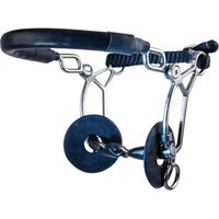 Produktbild von Trust Equestrian Hackamore Combi Short Eliptical 16 mm Blau aus Edelstahl für Pferde