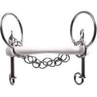 Produktbild von Trust Equestrian Inno Sense Baby Mullen Gebiss für Pferde aus Edelstahl in Weiß
