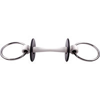 Produktbild von Trust Equestrian Inno Sense Loose Ring Gebiss Flexi Soft aus Kunststoff 13,5 cm Weiß