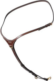 Trust Equestrian Jagdhalsband Verona Yoke für Pferde aus Kunstleder in Braun – Bild 1 von 1