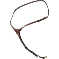 Produktbild von Trust Equestrian Jagdhalsband Verona Yoke für Pferde aus Kunstleder in Braun