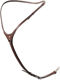 Trust Equestrian Jagdhalsband Verona Yoke für Pferde aus Leder in Braun – Bild 1 von 1