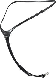 Trust Equestrian Jagdhalsband Verona Yoke für Pferde aus Leder Schwarz – Bild 1 von 1