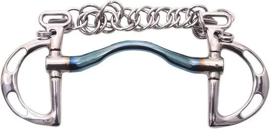 Trust Equestrian Kimblewick Gebiss mit 2 Ringen aus Sweet Iron für Pferde Größe M – Bild 1 von 1