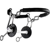 Produktbild von Trust Equestrian Kombiniertes Gebiss Hackamore Long Mullen für Pferde in Weiß oder Schwarz