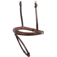 Produktbild von Trust Equestrian Kombiniertes Reithalfter Amsterdam aus Leder in Braun für Pferde