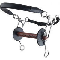 Produktbild von Trust Equestrian Leder-Hackamore für Pferde Long Straight Braun