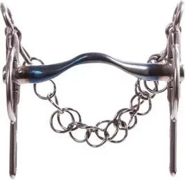 Trust Equestrian Liverpool-Zügel für Pferde aus Edelstahl in Silber Grösse M – Bild 1 von 1