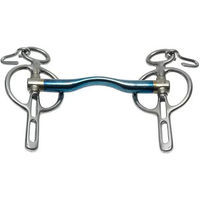 Produktbild von Trust Equestrian Liverpool-Zügel für Pferde aus Sweet Iron mit Fixed-Low Port in Blau