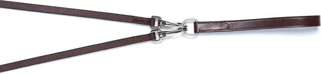 Trust Equestrian Longierzügel für Pferde aus Leder und Gummi in Braun – Bild 1 von 1