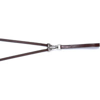 Produktbild von Trust Equestrian Longierzügel für Pferde aus Leder und Gummi in Braun