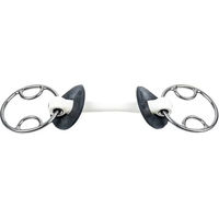Produktbild von Trust Equestrian Mors Beval für Pferd mit Kinnriemen Inno Sense Flexi Soft Weiß 20
