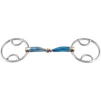 Produktbild von Trust Equestrian Mors Beval für Pferd Trust Sweet Iron Jointed Blau Metall