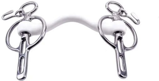 Trust Equestrian Mors Liverpool für Pferde mit 2 Schlitzen unfixiert Medium-20 – Bild 1 von 1