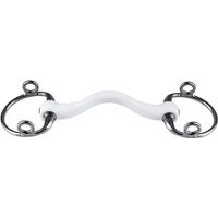 Produktbild von Trust Equestrian Mors Verdun für Pferd mit Kanon Inno Sense Gag Port Medium aus Edelstahl in Weiß