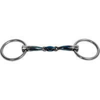 Produktbild von Trust Equestrian Olivenmors für Ponys Sweet Iron Loose Ring Elliptical Silber Blau
